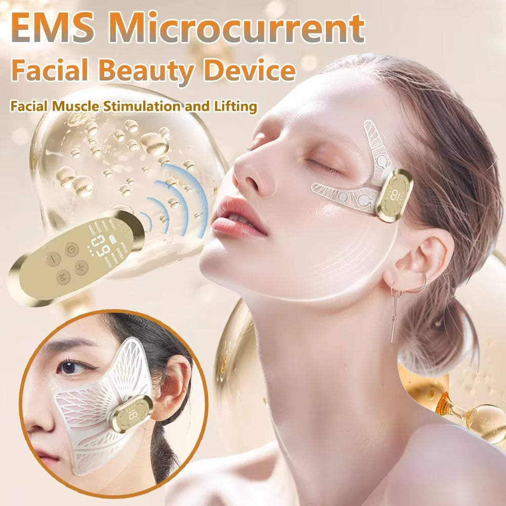 Ems Eye Face Beauty Massage Muscle Stimulator Facial Lifting Anti-Wrinkle Lift Face Skin Care Dark Circles Relieves Fatigue