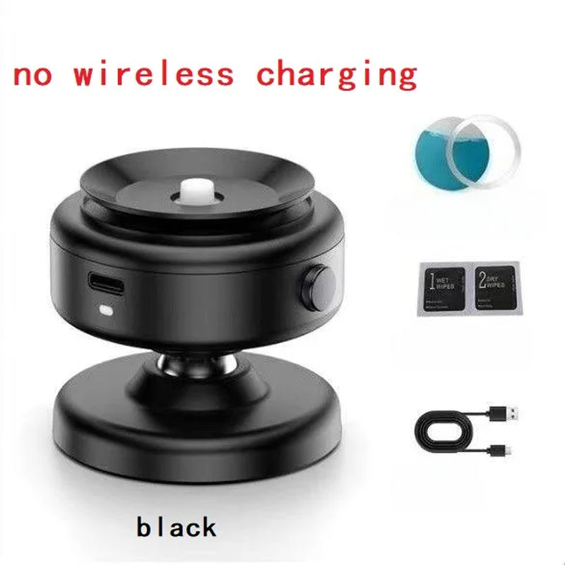 Wireless Charge 360°Rotatable Vacum Car Holder for Iphone Samsung Xiaomi Magnetic Car Mount Vacuum Phone Holder