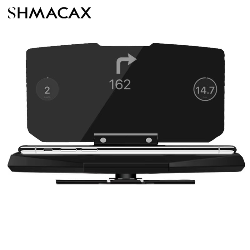 Car HUD Head up Navigation Display Phone Holder Mount GPS Projector