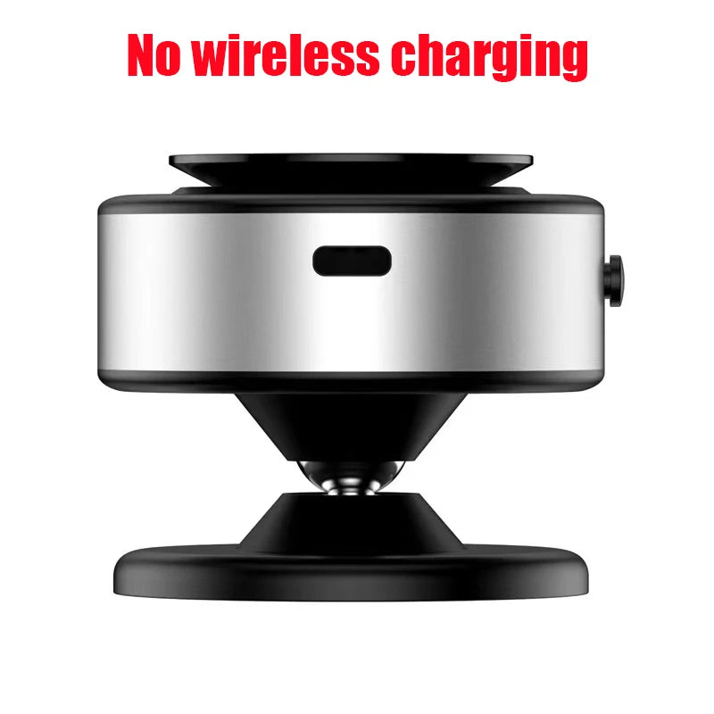 Wireless Charge 360°Rotatable Vacum Car Holder for Iphone Samsung Xiaomi Magnetic Car Mount Vacuum Phone Holder