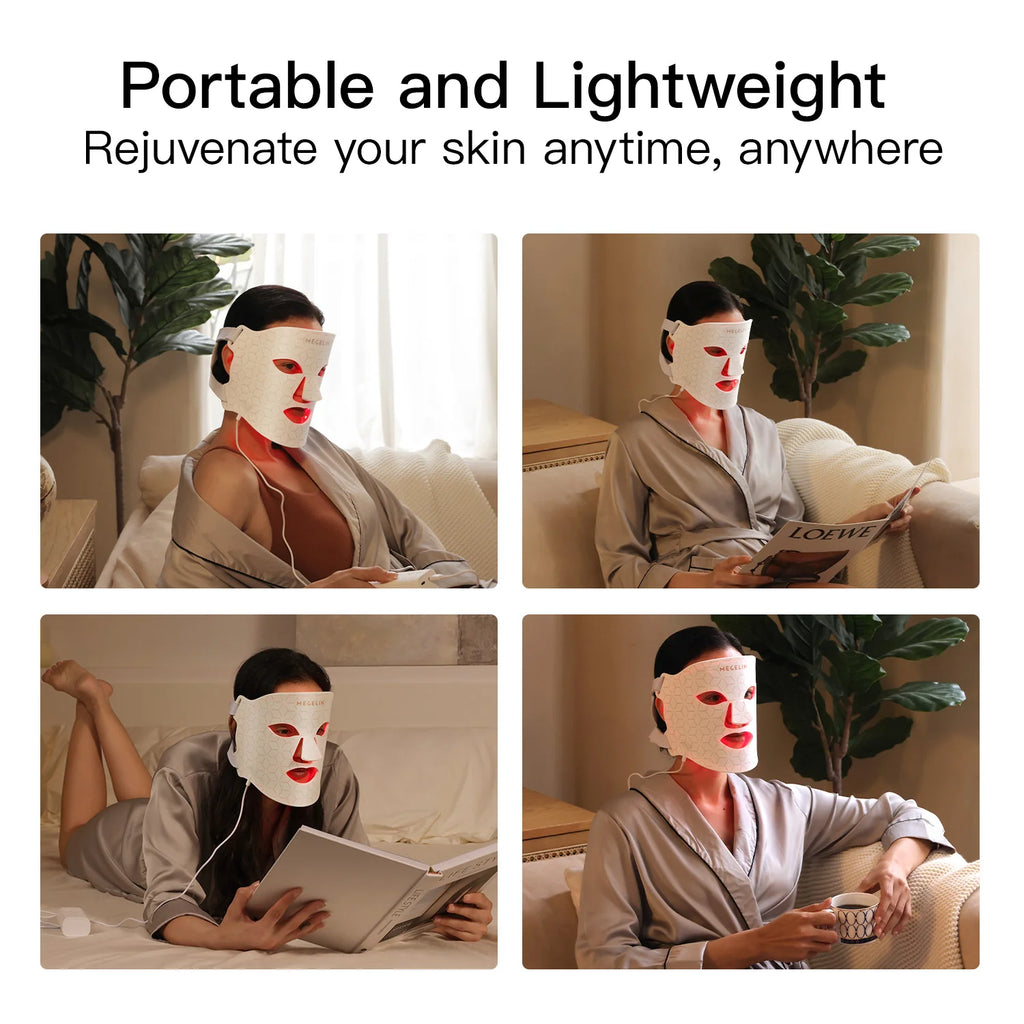 LED Red Light Therapy Face Mask