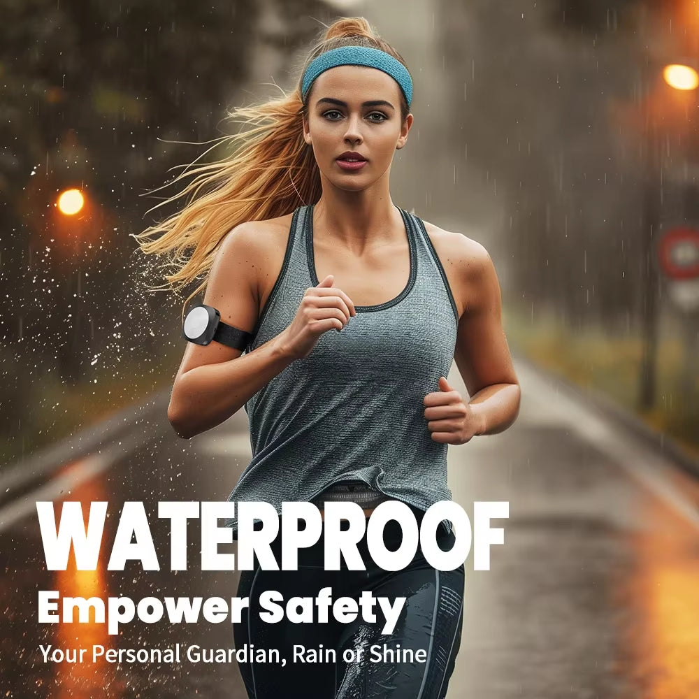 2 in 1 Personal Safety Alarm + LED Emergency Night Light 130Db Type-C Charging Self Defense Alarm with Key Chain Press Tap Alarm